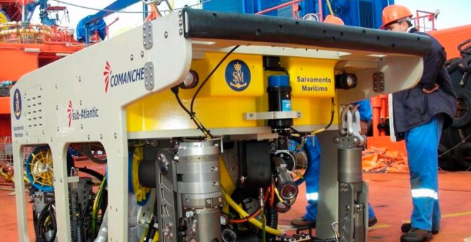 Concluyen sin resultados los trabajos del robot de Salvamento Marítimo en la zona del hundimiento del 'Maremi'