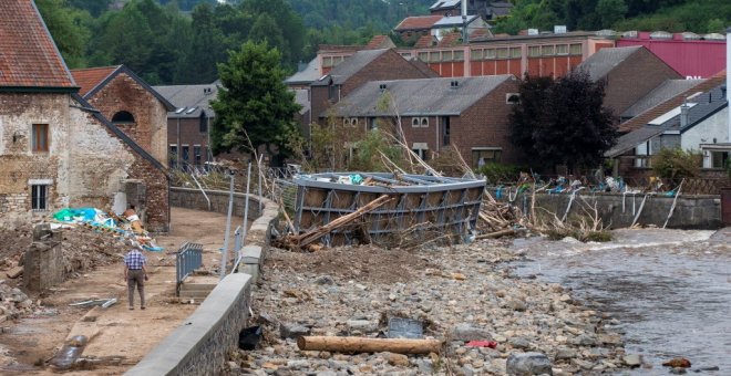 Las ciudades belgas afectadas por las inundaciones se protegen ante la previsión de nuevas lluvias este fin de semana