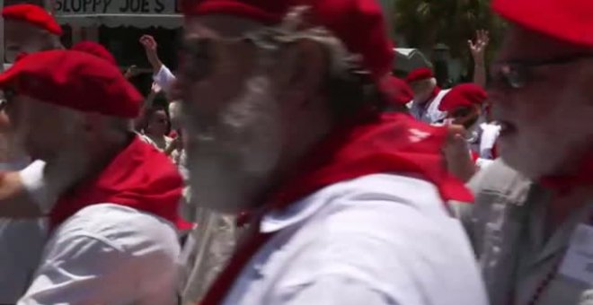 Key West (Florida) celebra su particular San Fermín para honrar a Hemingway y a las carreras de toros