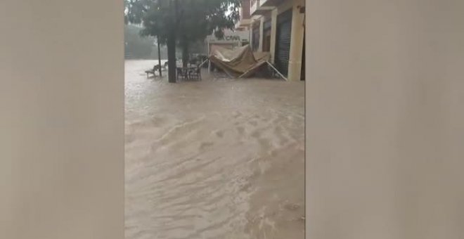 Aviso naranja por lluvia y tormenta en el litoral valenciano