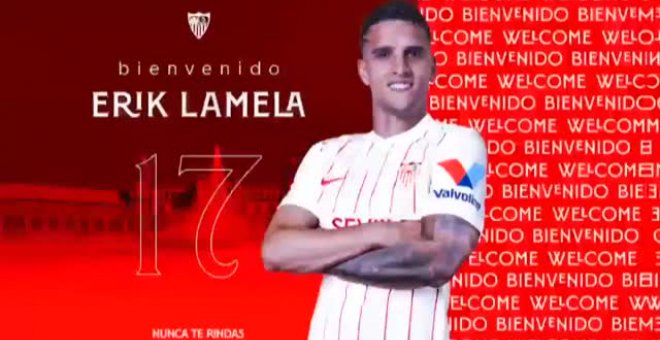 El Sevilla anuncia el fichaje de Erik Lamela