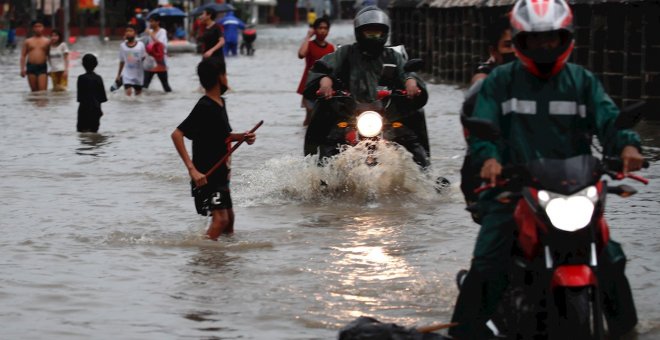 Las fuertes inundaciones de Filipinas, en imágenes