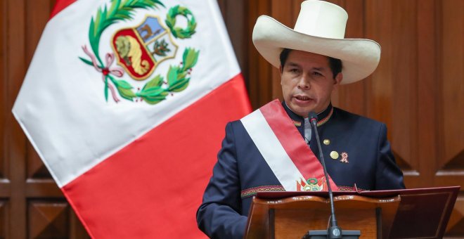 El primer discurso de Castillo como presidente de Perú: "Es la primera vez que este país será gobernado por un campesino"