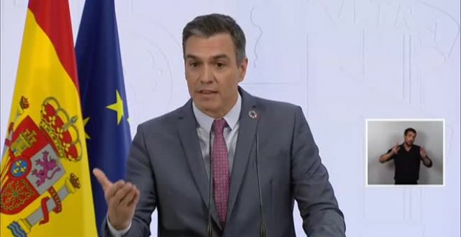 Sánchez: "Una oposición destructiva en el momento que estamos viviendo, no tiene lugar"