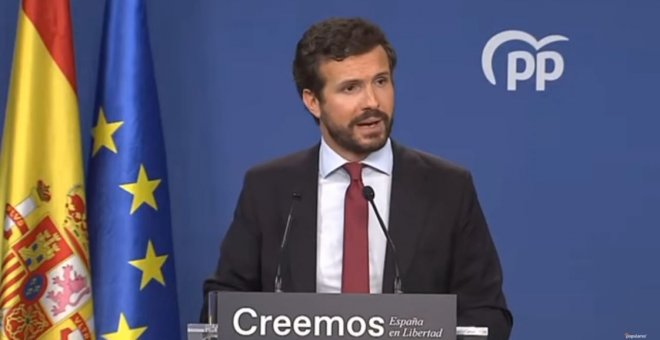 Pablo Casado: "El problema es Sánchez. España nos echa de menos"