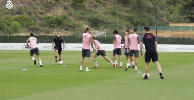 El Espanyol, de 'stage' en Marbella, con el Cádiz en mente