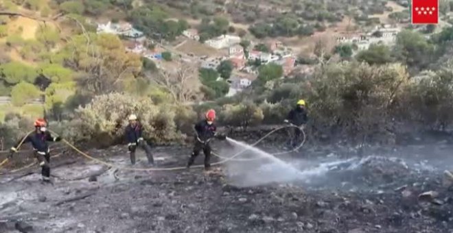 Controlado el incendio del pantano de San Juan, en Madrid