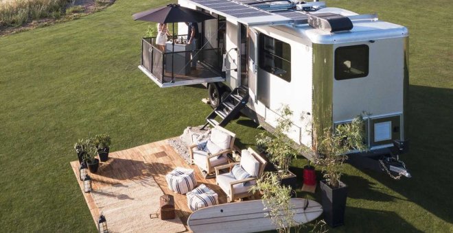 ¿Ganas de una escapada? Living Vehicle presenta su nueva caravana eléctrica de lujo