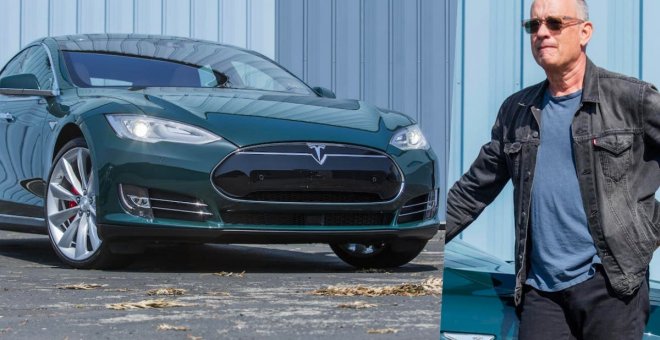 El Tesla Model S de Tom Hanks a subasta: una exclusiva unidad que salió de fábrica en un color único