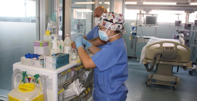 El 75 por ciento de los hospitalizados por covid en Castilla-La Mancha no están vacunados