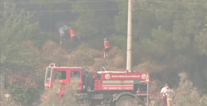 Los incendios no dan tregua en Turquía