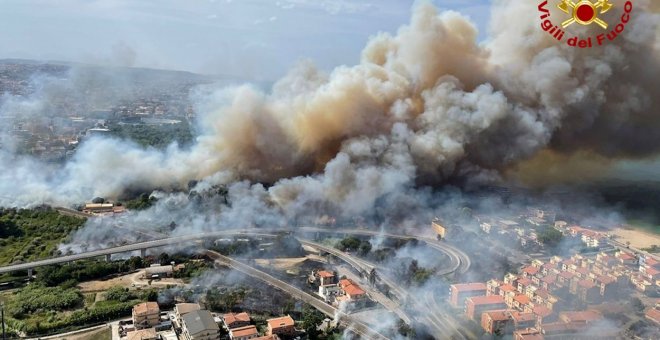 Ola de calor e incendios en Grecia, Italia y Turquía