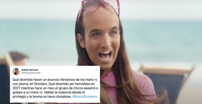 Un anuncio de Snickers desata la polémica por hacer un 'spot' homófobo