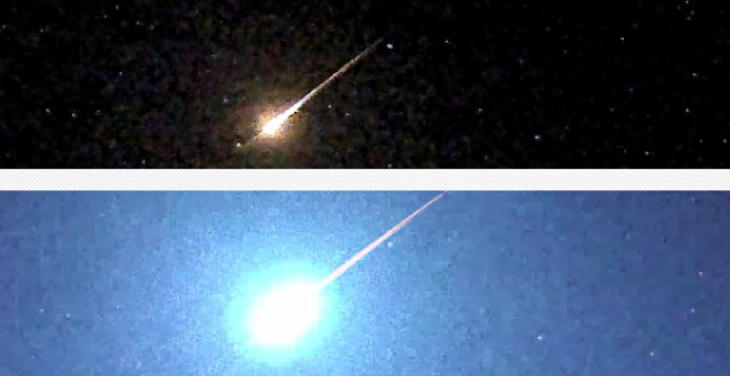 Una bola de fuego de un meteoroide cruza el sureste de España a 90.000 km/h