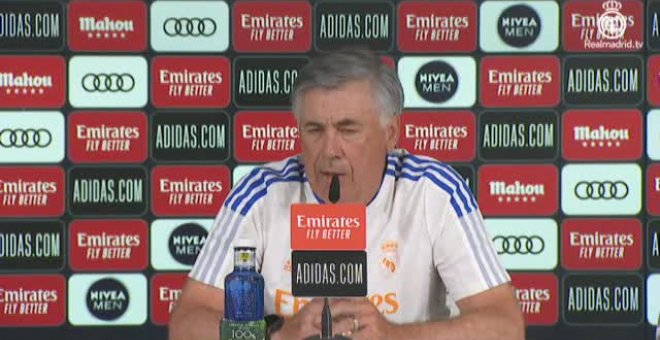 Ancelotti: "Tenía que inscribir sólo a dos jugadores y he elegido a Bale y a Jovic"