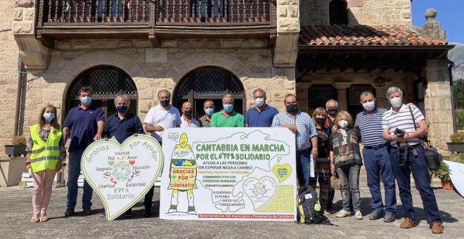 La Marcha Cantabria Solidaria por el 0,77% llegará a Liébana el 29 de agosto