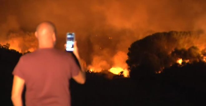Incendio estabilizado en Bonares, Huelva