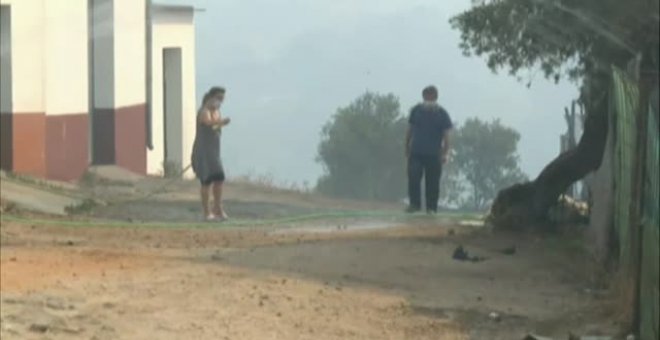 Estabilizado el incendio de Lucena del Puerto, Huelva