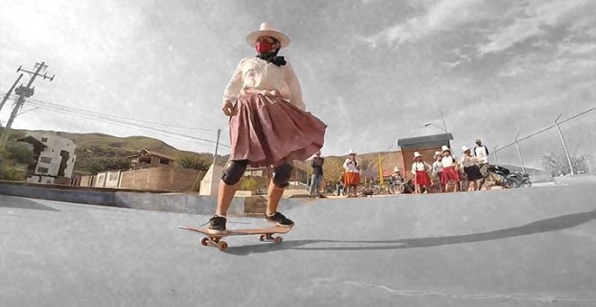 Imillas skate, el poder femenino que une las tablas y las polleras en Bolivia