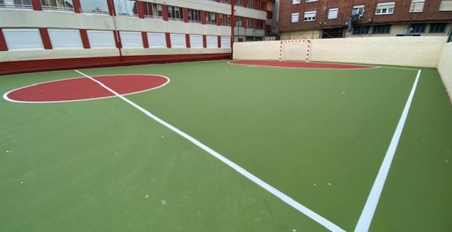 Finalizan las obras de las pistas deportivas del CEIP Miguel Hernández