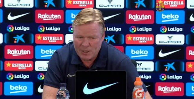 Koeman, muy duro con Illaix: "Estoy muy decepcionado, a los 18 años es más importante jugar que el dinero"