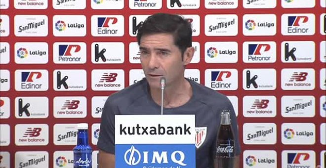 Marcelino defiende "a muerte" a sus jugadores