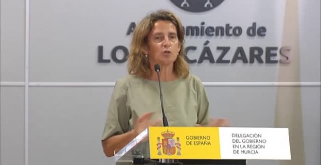 La Ministra Teresa Ribera visita el Mar Menor