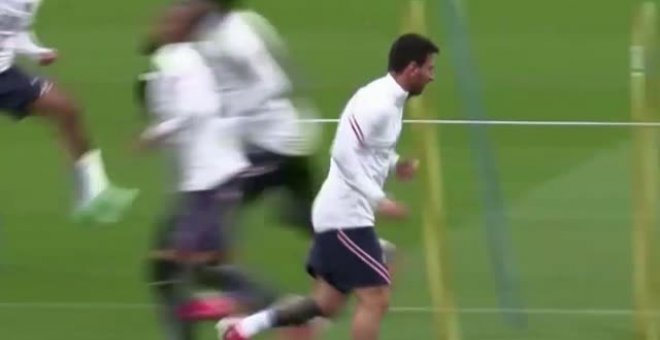 Messi se prepara para su debut como jugador del PSG ante el Reims