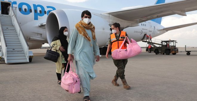 Más de 1.700 personas evacuadas de Afganistán solicitan protección internacional en España