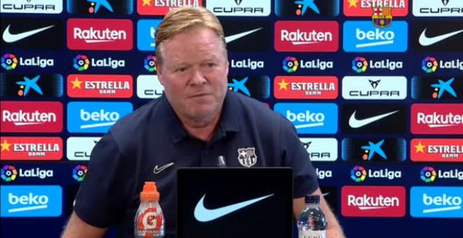 Koeman: "Económicamente, el club no puede competir con otros equipos"