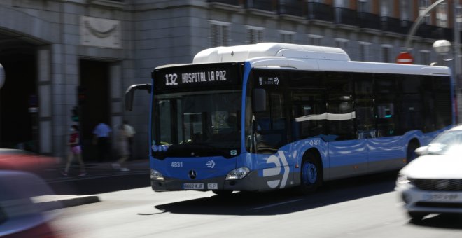 Madrid ofrece desde este miércoles viajes gratuitos en bus en hora punta