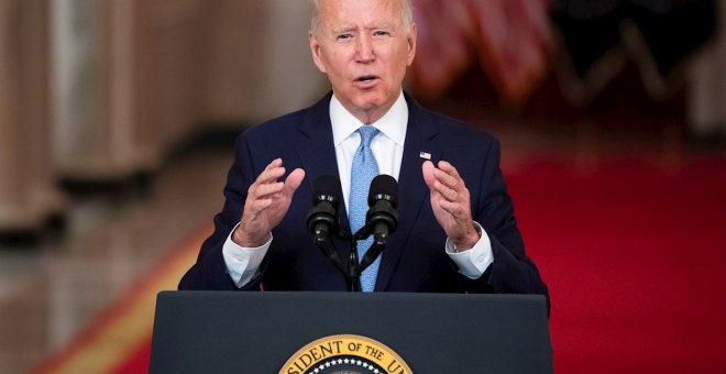 Biden califica de "éxito extraordinario" la evacuación final de Afganistán