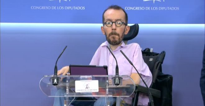 Unidas Podemos registra una ley en el Congreso para crear una eléctrica pública