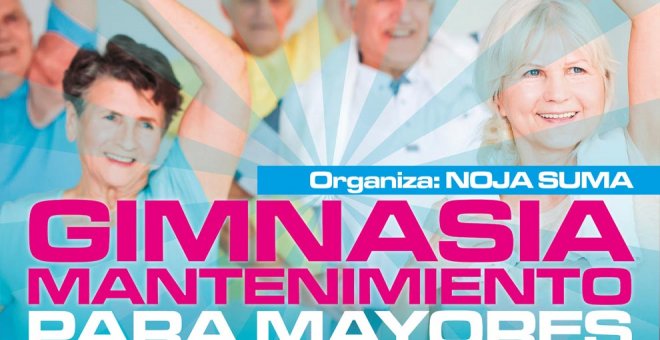 'Noja Suma' organiza ciclos de gimnasia de mantenimiento e informática para mayores