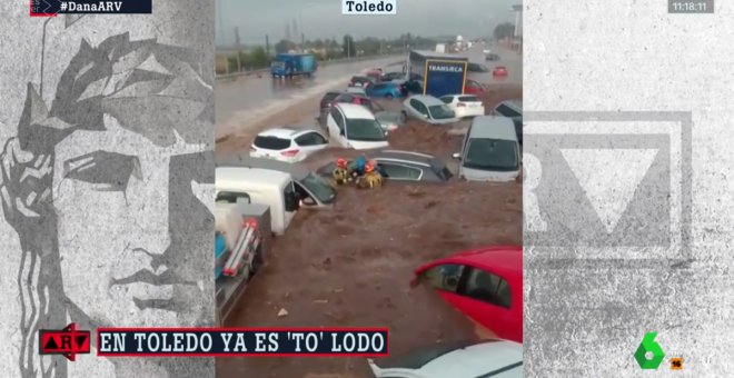 "Toledo ya es 'to' lodo": el polémico rótulo de 'Al Rojo Vivo' sobre los efectos de la DANA que indigna a todo el mundo