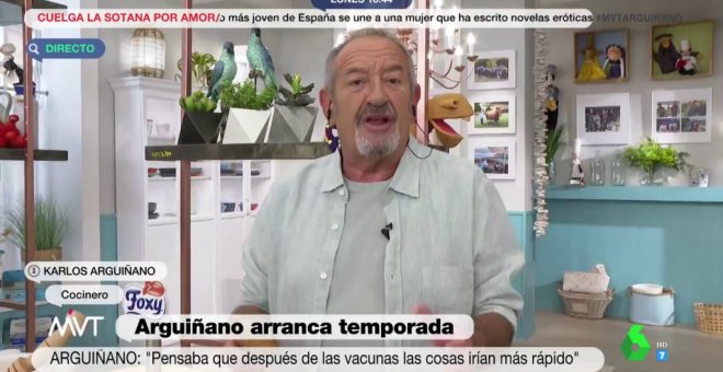 La respuesta de Arguiñano a por qué Juan Carlos I no regresa a España