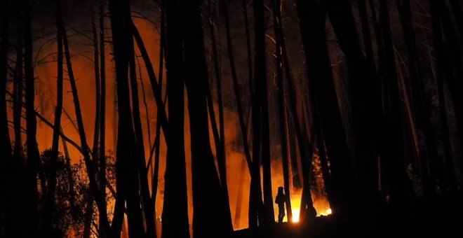 Los incendios de Ribas de Sil (Lugo) han arrasado cerca de mil hectáreas