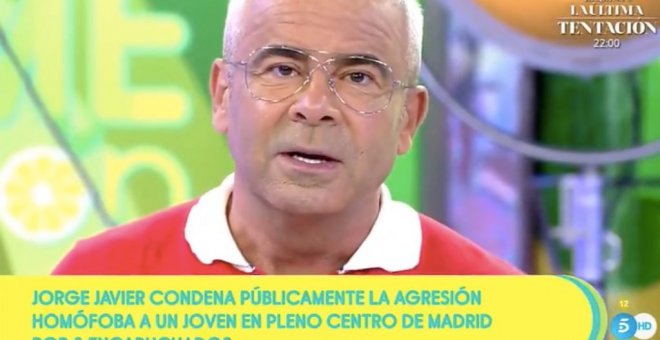 El aplaudido discurso de Jorge Javier contra la brutal agresión homófoba en Madrid