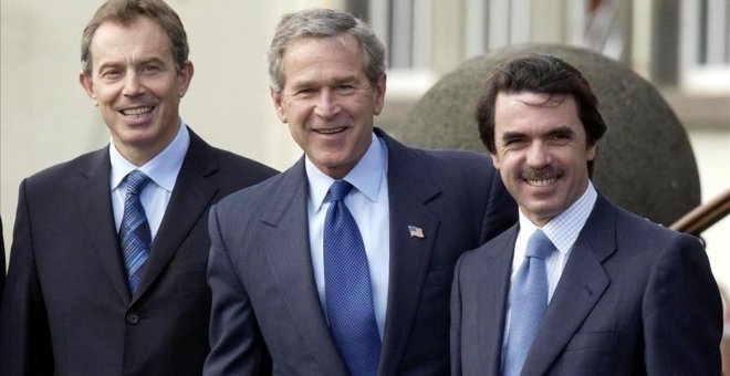 EEUU censuró las actas de una reunión entre asesores de Aznar y el Gobierno de Bush a las puertas de la invasión de Irak