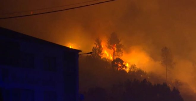 Estabilizado el incendio de Ribas de Sil tras arrasar 1.500 hectáreas