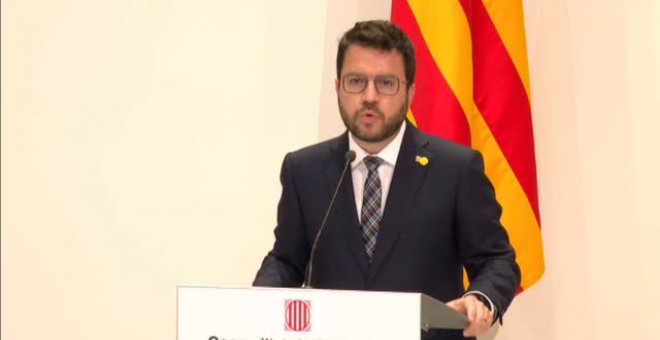 Pere Aragonès: "Estamos ante una maniobra de presión del Gobierno y AENA para ampliar el aeropuerto del Prat"