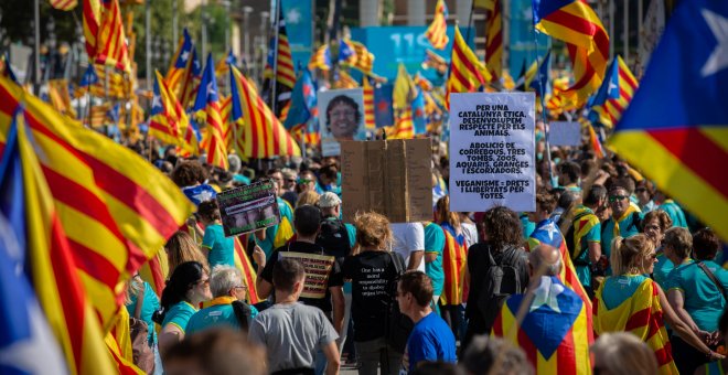 El independentismo quiere aprovechar la Diada para recuperar la fuerza en la calle justo antes de la mesa de diálogo