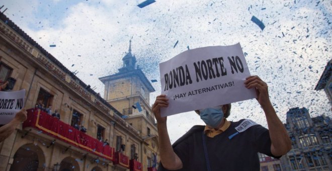 Los vecinos llevan la oposición a la Ronda Norte al corazón de San Mateo