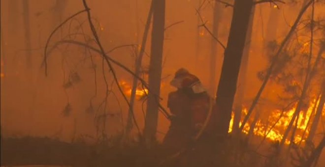 El viento cambiante tiene la culpa del fallecimiento del bombero en Sierra Bermeja