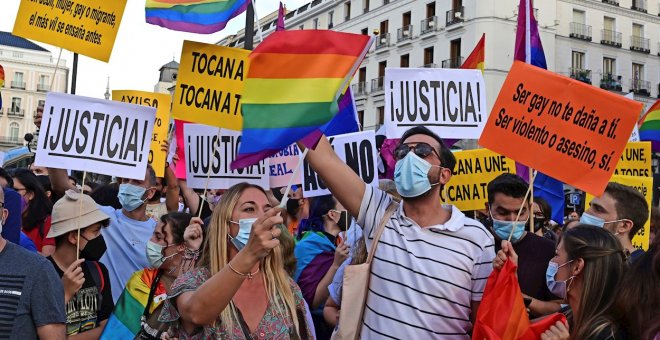 El colectivo LGTBI se manifiesta en Madrid ante la oleada de violencia y la "pasividad de las instituciones"