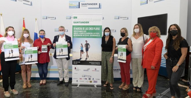 La 'Marcha de las cinco playas' contra el cáncer regresa el domingo a Santander