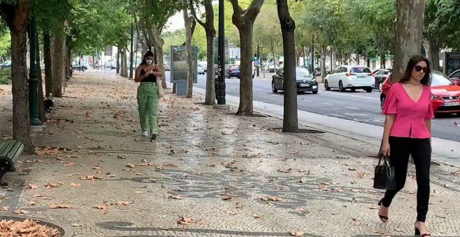 Adiós a la mascarilla en la calle en Portugal: "Era el momento ideal"