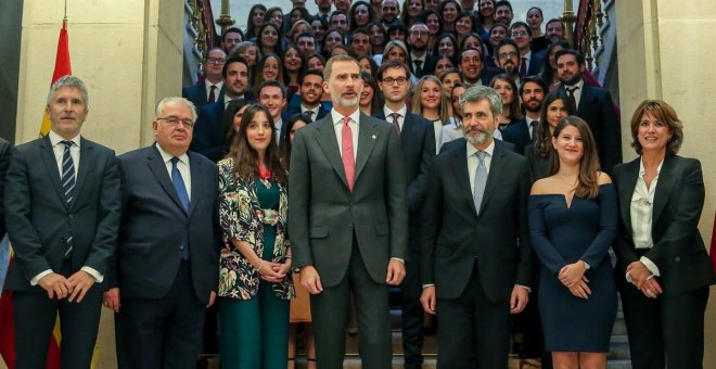 El Poder Judicial cursa una invitación al rey para presidir en Barcelona la entrega de despachos a los nuevos jueces