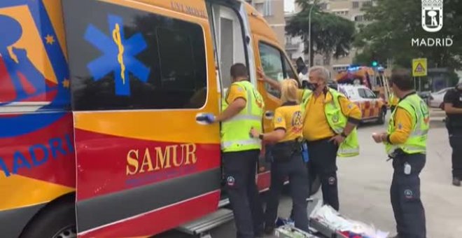 El Samur madrileño salva la vida a una bebé atragantado con el tapón de una botella