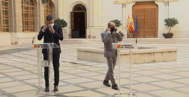 Pedro Sánchez asegura a Lambán que participarán al mismo nivel que Cataluña en la candidatura para los Juegos de Invierno
